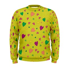 Colorful Hearts Men s Sweatshirt by Valentinaart