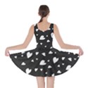 Black and white hearts pattern Skater Dress View2