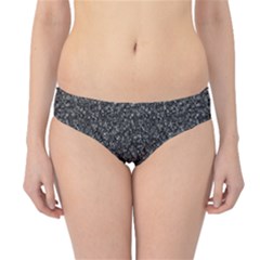 Gray Texture Hipster Bikini Bottoms by Valentinaart