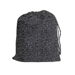 Gray Texture Drawstring Pouches (extra Large) by Valentinaart