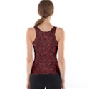 Red coral pattern Tank Top View2