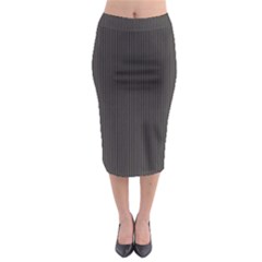 Gray Elegant Texture Midi Pencil Skirt by Valentinaart