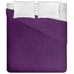 Purple Texture Duvet Cover Double Side (california King Size)