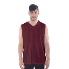 Red Texture Men s Basketball Tank Top by Valentinaart