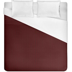 Red Texture Duvet Cover (king Size)