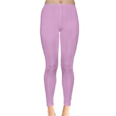 Pink Texture Leggings  by Valentinaart