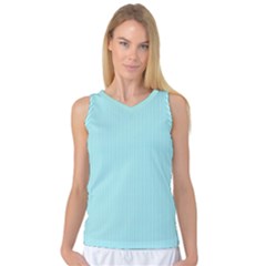 Light Blue Texture Women s Basketball Tank Top