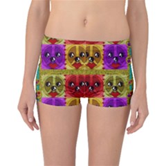 Peace Dogs Boyleg Bikini Bottoms by pepitasart