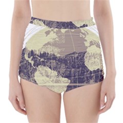 River Globe High-waisted Bikini Bottoms