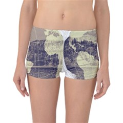 River Globe Reversible Bikini Bottoms by MTNDesignco