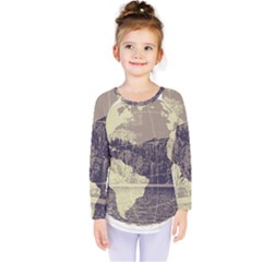 River Globe Kids  Long Sleeve Tee