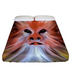 Monster Ghost Horror Face Fitted Sheet (king Size)