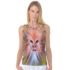 Monster Ghost Horror Face Women s Basketball Tank Top