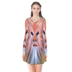 Monster Ghost Horror Face Flare Dress