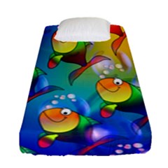 Fish Pattern Fitted Sheet (single Size)