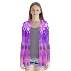 Abstract Flowers Bird Artwork Cardigans