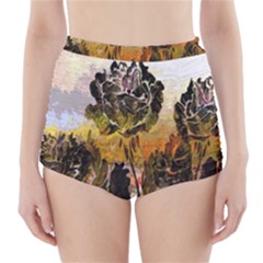 Abstract Digital Art High-waisted Bikini Bottoms by Nexatart