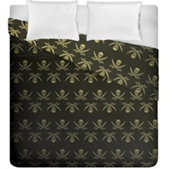 Abstract Skulls Death Pattern Duvet Cover Double Side (king Size)