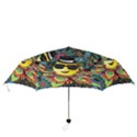 Abstract Digital Art Folding Umbrellas View3