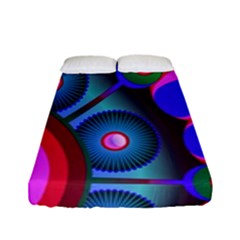 Abstract Digital Art  Fitted Sheet (full/ Double Size)