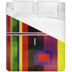 Abstract Art Geometric Background Duvet Cover (california King Size)