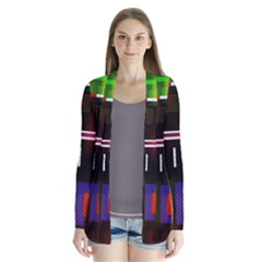 Abstract Art Geometric Background Cardigans