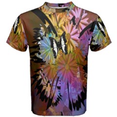 Abstract Digital Art Men s Cotton Tee by Nexatart