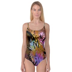 Abstract Digital Art Camisole Leotard 