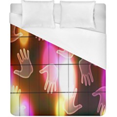 Abstract Background Design Squares Duvet Cover (california King Size)