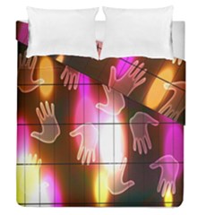 Abstract Background Design Squares Duvet Cover Double Side (queen Size) by Nexatart