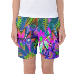 Abstract Digital Art  Women s Basketball Shorts