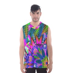 Abstract Digital Art  Men s Basketball Tank Top by Nexatart