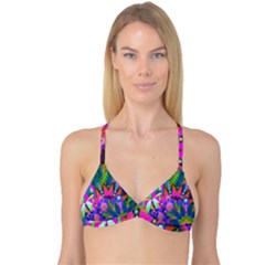 Abstract Digital Art  Reversible Tri Bikini Top