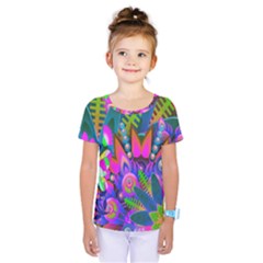 Abstract Digital Art  Kids  One Piece Tee