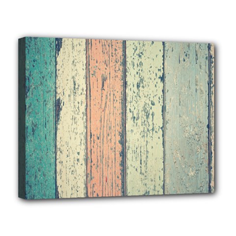 Abstract Board Construction Panel Canvas 14  X 11 