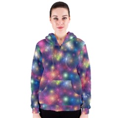 Abstract Background Graphic Design Women s Zipper Hoodie by Nexatart