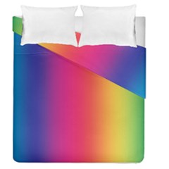 Abstract Rainbow Duvet Cover Double Side (queen Size)