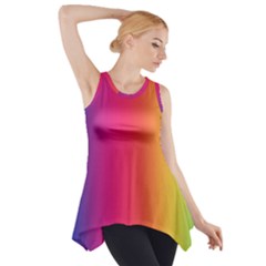 Abstract Rainbow Side Drop Tank Tunic by Nexatart