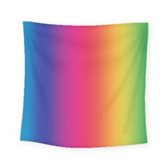 Abstract Rainbow Square Tapestry (small)