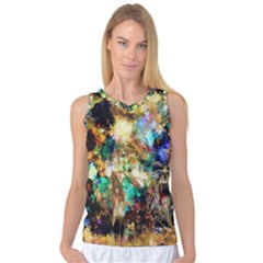 Abstract Digital Art Women s Basketball Tank Top