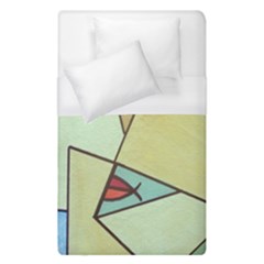 Abstract Art Face Duvet Cover (single Size) by Nexatart