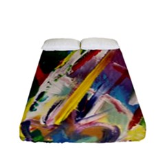 Abstract Art Art Artwork Colorful Fitted Sheet (full/ Double Size)