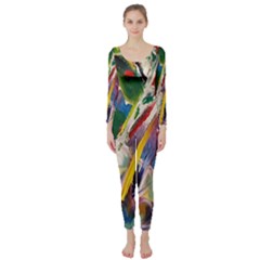 Abstract Art Art Artwork Colorful Long Sleeve Catsuit