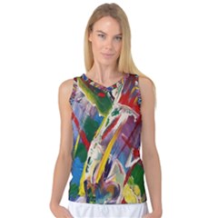 Abstract Art Art Artwork Colorful Women s Basketball Tank Top