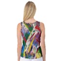 Abstract Art Art Artwork Colorful Women s Basketball Tank Top View2