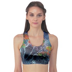 Abstract Digital Art Sports Bra