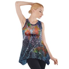 Abstract Digital Art Side Drop Tank Tunic by Nexatart