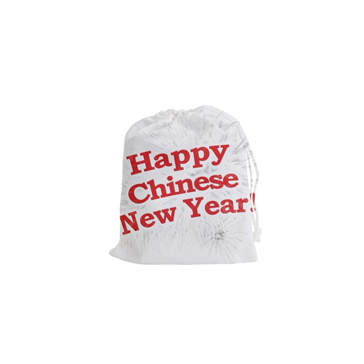 Happy Chinese New Year Design Drawstring Pouches (XS) 