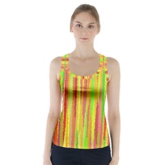 Paint Traces                                       Racer Back Sports Top by LalyLauraFLM