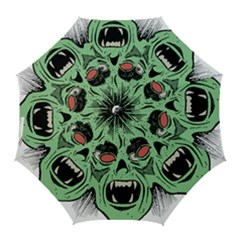 Zombie Face Vector Clipart Golf Umbrellas